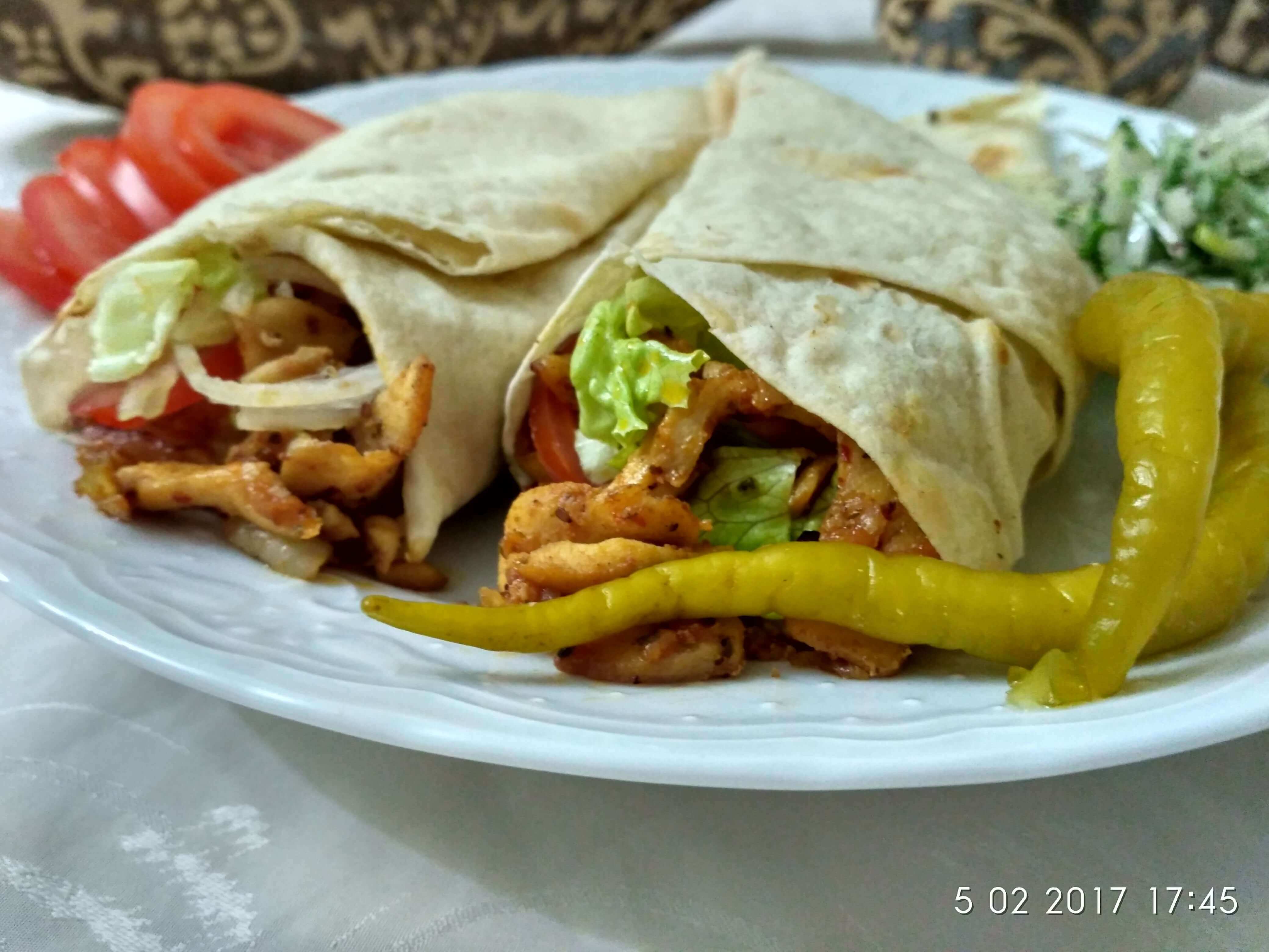 Marine Edilmiş Tavuk Döner