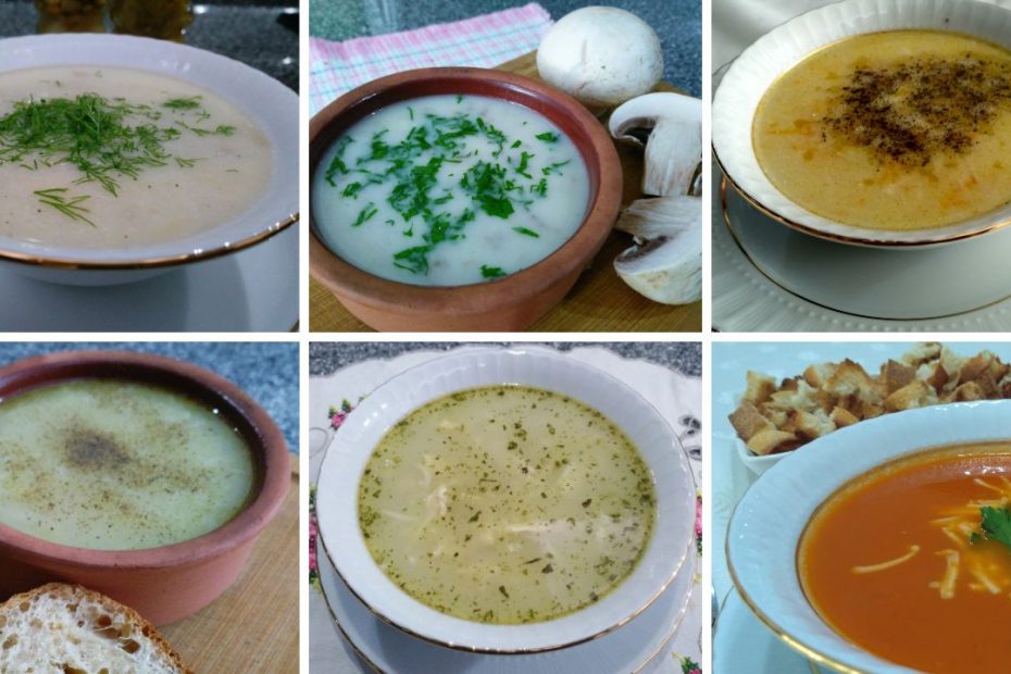 Bugün 6 nefis çorba tariflerimiz var. Özellikle lezzetli ve farklı çorba tarifi arayanlara önerimiz. Közlenmiş domates, tandır, soğan, havuç, mantar ve terbiyeli tavuk çorbası.