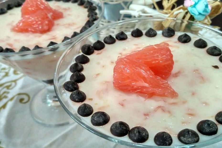 Greyfurt tatlısı tarifi – ferah ve sağlıklı sütlü tatlı